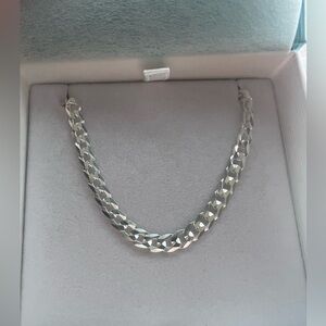 925 Silver Cuban Bracelet (7 inches)